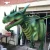 amusement dinosaur animatronic dragon model in park