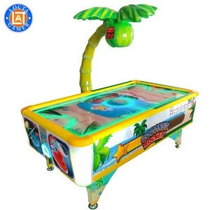 Amusement park equipment redemption game machine coin operated air hockey table for adults and kids