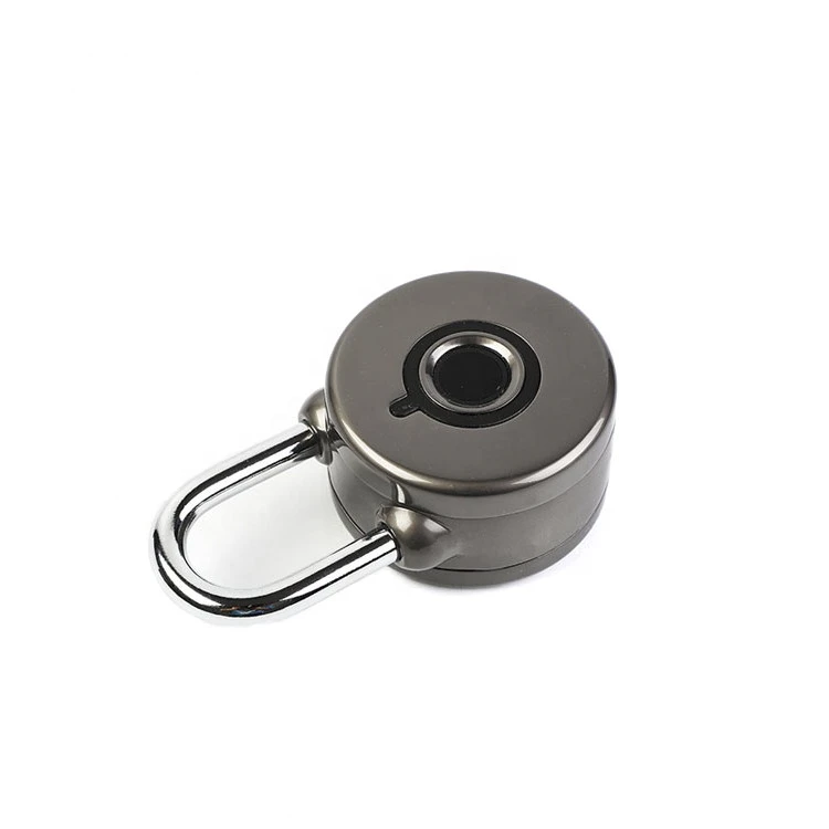 Anbangde Manufacturer direct supply small fingerprint smart security stainless steel padlock