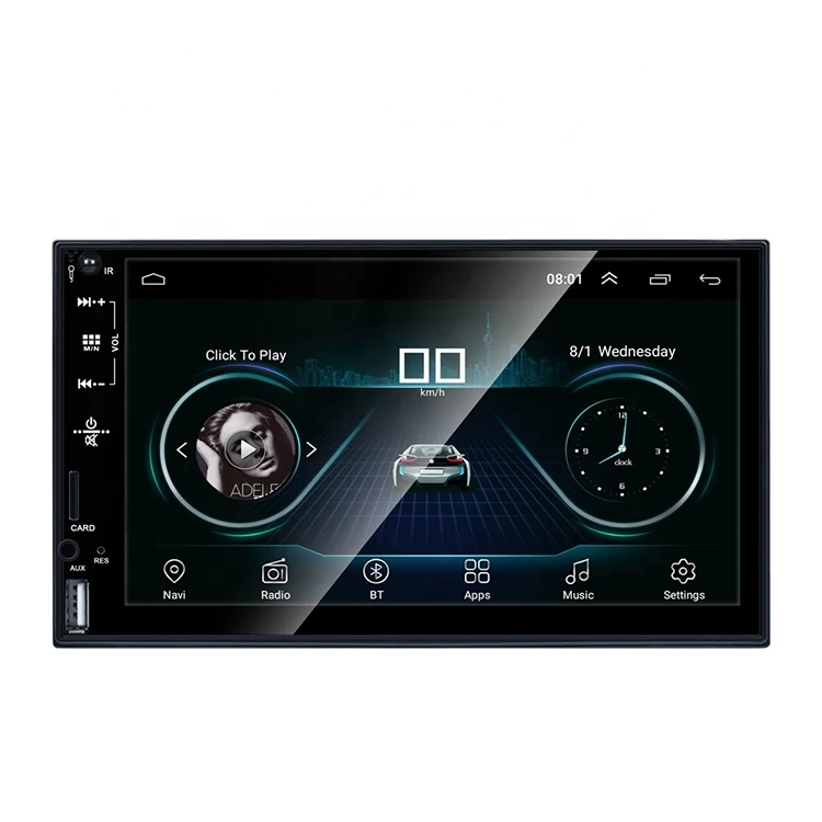 Android 8.1 Car Stereo Radio 7 Inch DVD VCD Multimedia Subwoofer MP5 Player