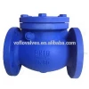 ANSI 150LB Ductile Iron Rubber/Brass Seat Flange Swing Check Valve