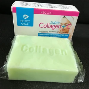 anti aging whitening moisturizing natural herbal organic body skin care collagen bar soap with shea butter