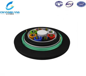 Armored Cable FTTH Cable Underground Duct Buried G652D FRP Fiber Optic GYTA53