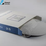 Ashless pore size cellulose acetate filter paper
