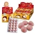 Import Assorted BBQ cute shape fruit soft candy lollipop from China
