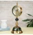 Import Attractive clear craft glass mechanical clock office decor modern desk clock from China