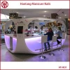 Attractive LAKA nail salon tables with Display Area/ nail kiosk