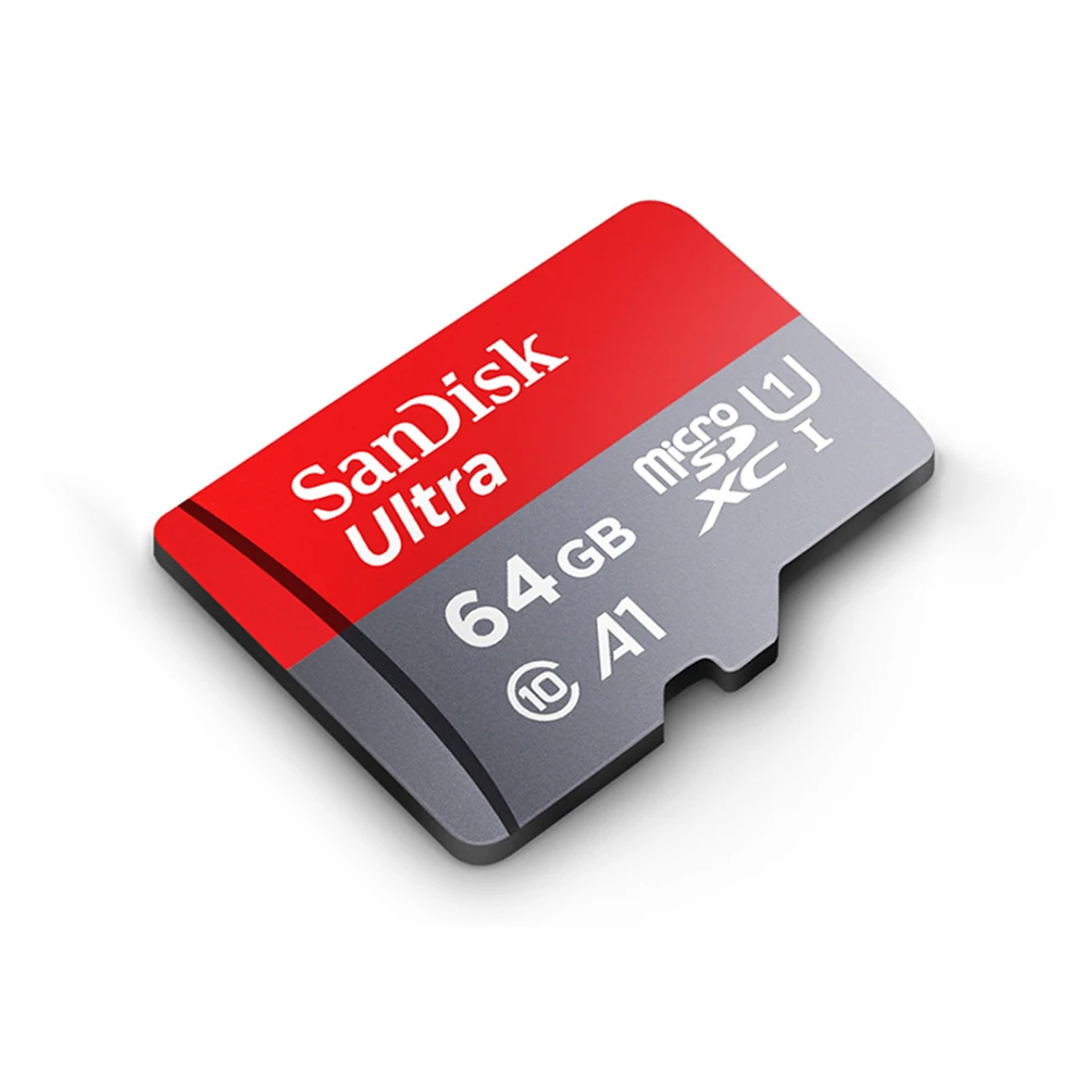 100% Authentic SanDisk 64 GB micro sd card Ultra A1 C10 U1 Memory Card 16GB 400GB 32GB 64GB 128GB Flash TF Phone Memory Cards