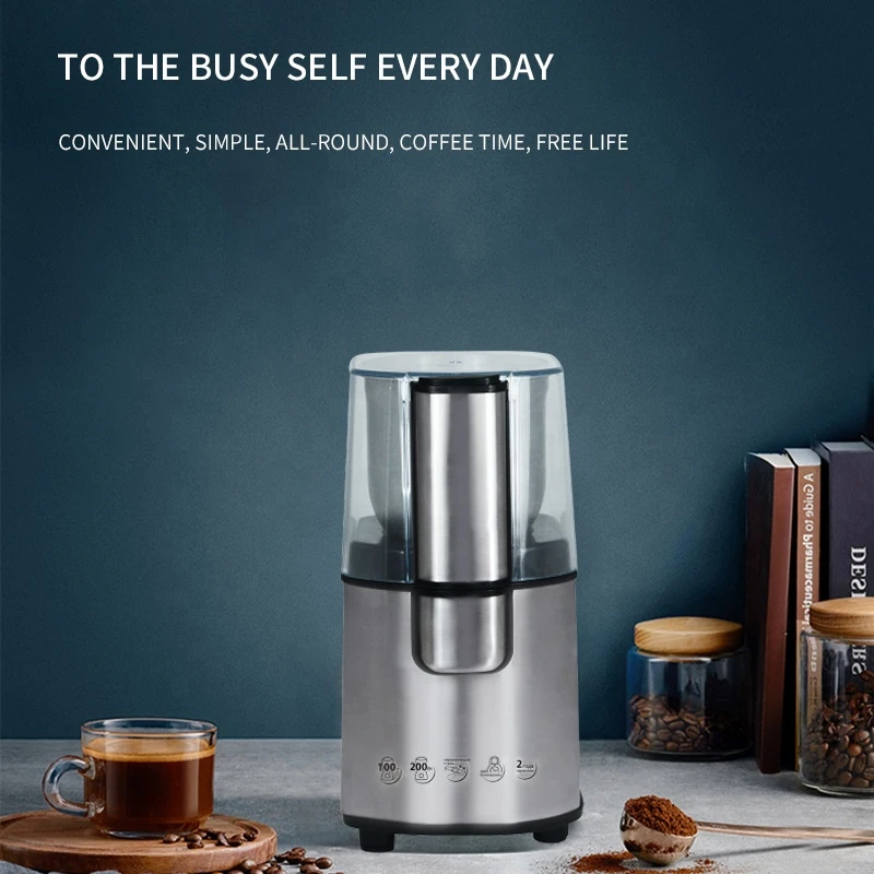 Automatic Electric Coffee Grinder Washable Household Coffee Bean Grinders