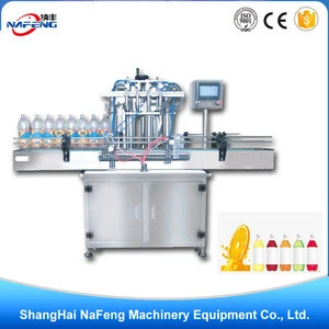 Automatic juice water beverage filling and sealing machine for plastic bottle