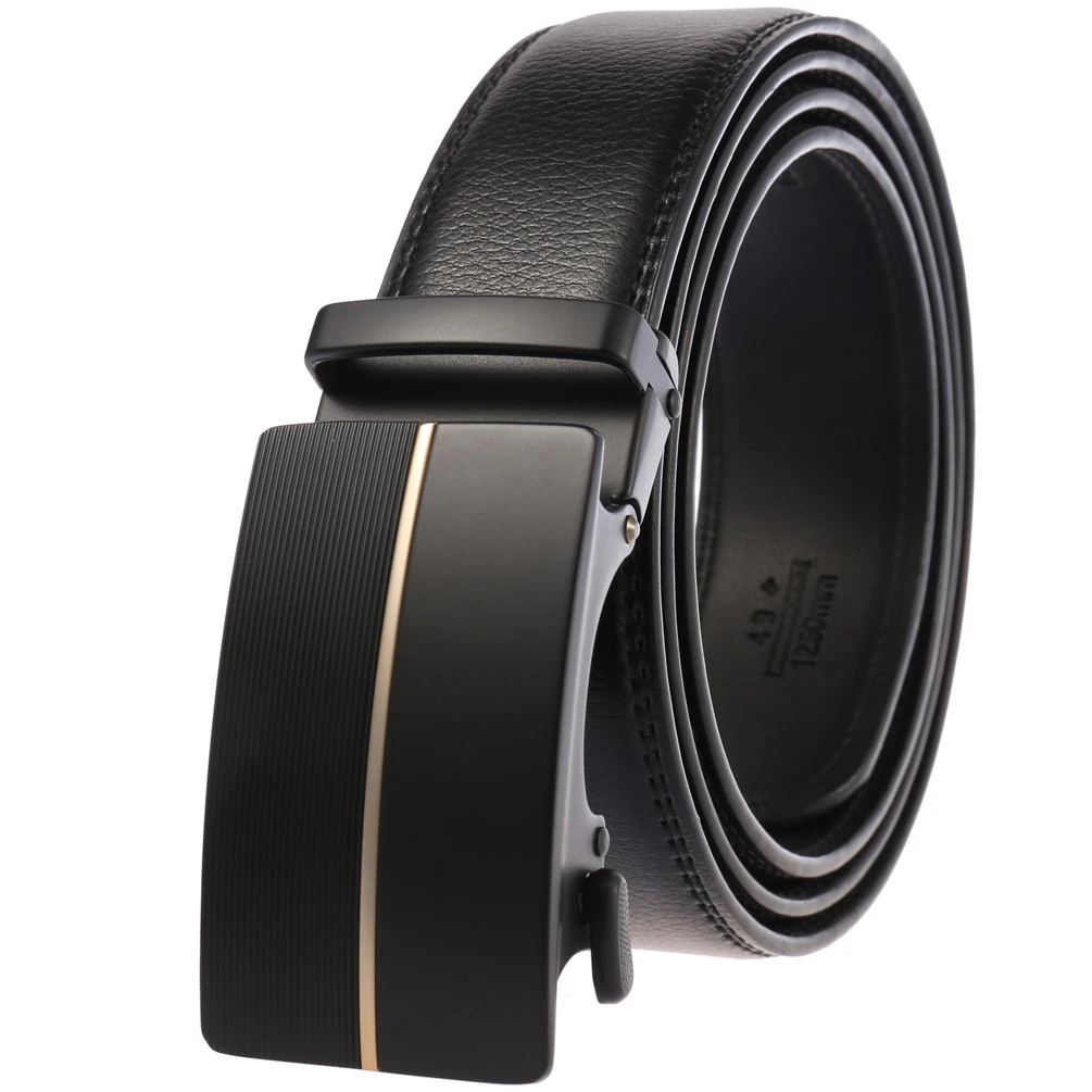 Automatic Metal Buckle Newest style Men Leather Belts LY36-22036-1