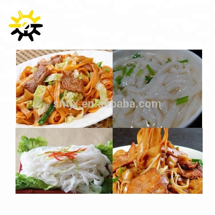 Automatic Steam Flat Fresh Rice Noodle Making Machine /Hot Sale Big Capacity Kway Teow Noodle Processing Line