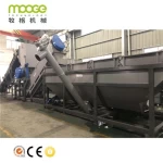 Automatic Waste PE PP ABS PS HDPE LDPE  Plastic Recycling Washing Line