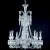 Import Baccarat French crystal chandelier villa duplex building model room staircase lighting from China