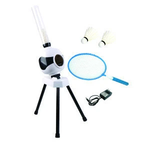 Badminton Launcher Automatic Ball Machine Robot Training Machine Home Single Badminton Device for Kids Outdoor Toys