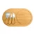 Import Bamboo Round Custom Cheese Board and Knife Set Chopping Blocks Natural Bamboo Color Single Piece Packaging All-season from China