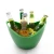 Import Barware factory made Promotional gifts boat Shape Acrylic Wine whisky Bottle plastic ice cooler bucket with best quality from China