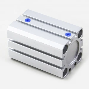 Basic Type Rod End Female Thread CQSB Series SMC Compact Air Cylinder Aluminum Compact Pneumatic Cylinders