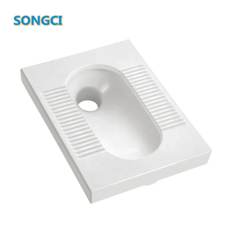 Bathroom Sanitary Ware Squat Toilet Pan With Flush/ceramic Squat Toilet/squatting Pan