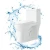 Import Bathroom suite one piece toilet bowl with dual flush wc from China