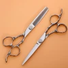 Beauty Hair Scissors Professional Barber Scissor  Silver Customized Tools Steel  Stainless  Style Packing Sharp
