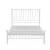 Import Bedroom furniture wrought iron bed queen size metal bed from China