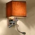 Import bedroom indoor wall light modern creative led wall lamp with switch from China
