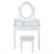 Import Bedroom Wood Furniture Vanity Dressing Table White Makeup Tocador Dresser With Mirror from China