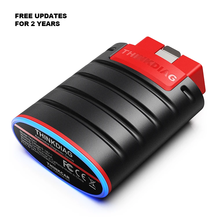 Best BT Adaptor for Vehicles ThinkDiag Diagnostic Tools with Reset Service ECU Coding with two years free update