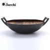 Best cast iron flat bottom woks with wooden lid cast iron wok