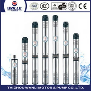 Best price 3 inch centrifugal tube bore deep well pumps 2.2 kw 4kw 4hp 10 hp 10m3/h submersible water pump