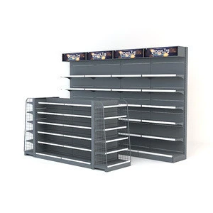 Best Price Products Heavy Duty Rack Supermarket Steel Metal Shelf Display Heavy Duty Supermarket Shelving