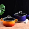 Best Quality Plant Glaze Enamel Porcelain Carrier Insulated Food Warmer Casserole