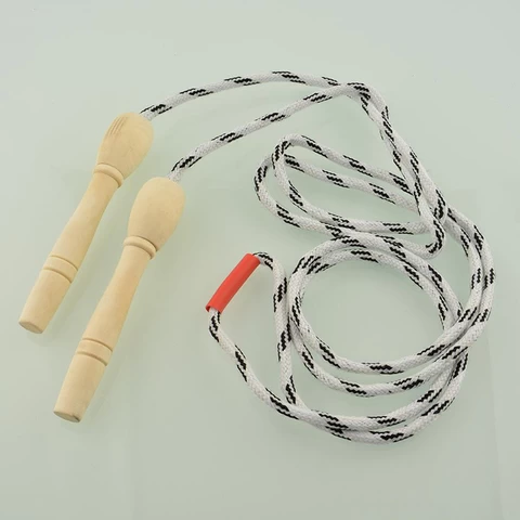 Best Seller High Quality fast lightweight jump rope skipping with wooden handle