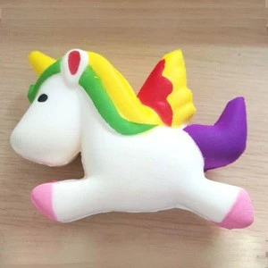 Best Selling In Amazon Wholesale Squishy Unicorn Animals Toys Soft PU Cute Squishy Toys For Stress Relief