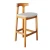 Import Best selling products Modern Fabric wood tall bar chairs Nodic bar chair blue from China