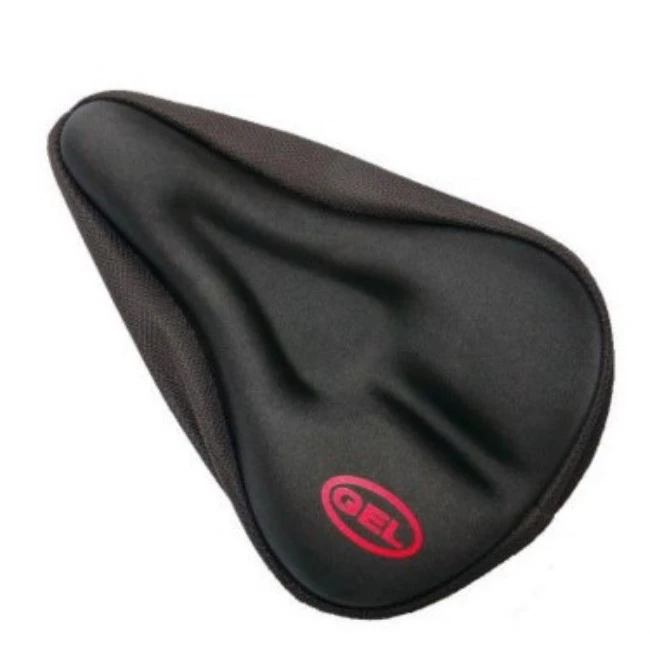Bicycle seat cover with gel