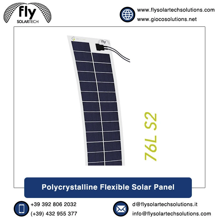 Big Range of Products Energy 76W Flexible Solar Panels from Dependable Supplier