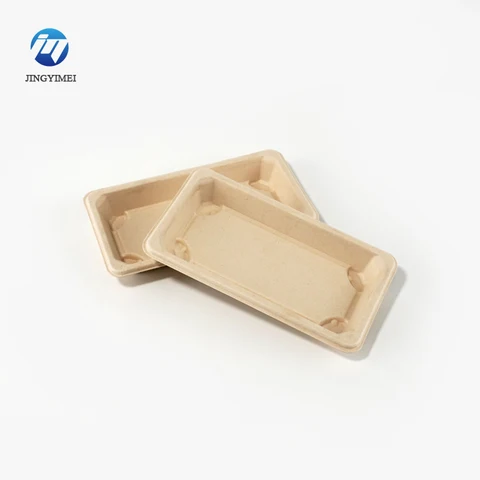 Buy Biodegradable Pulp Bagasse Food Containers Eco Friendly Sugarcane ...