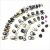 Import Black Plated Brass Lace Hooks With Rivet from China