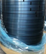 Blue and Painted Steel Packing Strapping for Packaging