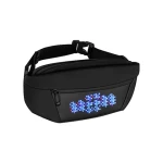 Blue tooth LED Advertising Backpack Oxford Cloth Mens and Womens Led Waist Bag Outdoor Cycling LED Mobile Phone Crossbody Bags