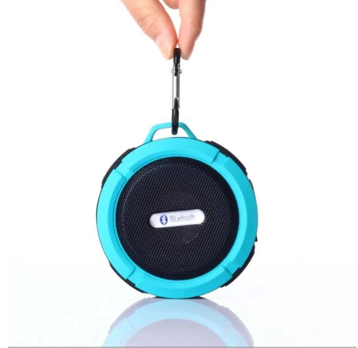 Bluetooth Speaker Wireless TF Card Handsfree Suction Cup IPX6 Waterproof Portable Music Usb Speaker