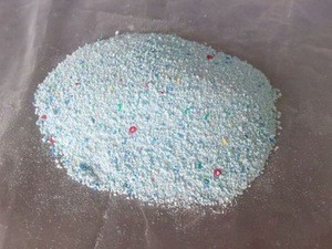 Bluk White &amp; Blue Washing Detergent Powder Factory