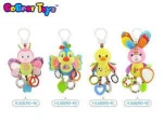 BobearToys baby rattle hand ring bell doll stroller stuffed rabbit soft toy educational plush toy