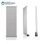 Booth Advertising Portable Retractable Roll Up Banner Stands Display Rack Backdrop