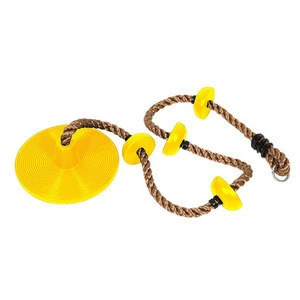 Brand eco-friendly children toys unique lovely colorful kids fitness round disk plastic swing
