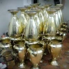 Brass Nickel Plated Silver Trophy Cup ~ Football award trophy cup ~ Trophies cup metal