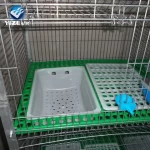 Broiler Poultry Farm House Rabbit Farming Cage for Rabbit Farming Equipment Layer YIZE Rabbit CAGES Galvanized Wire 2.0-4.0 mm