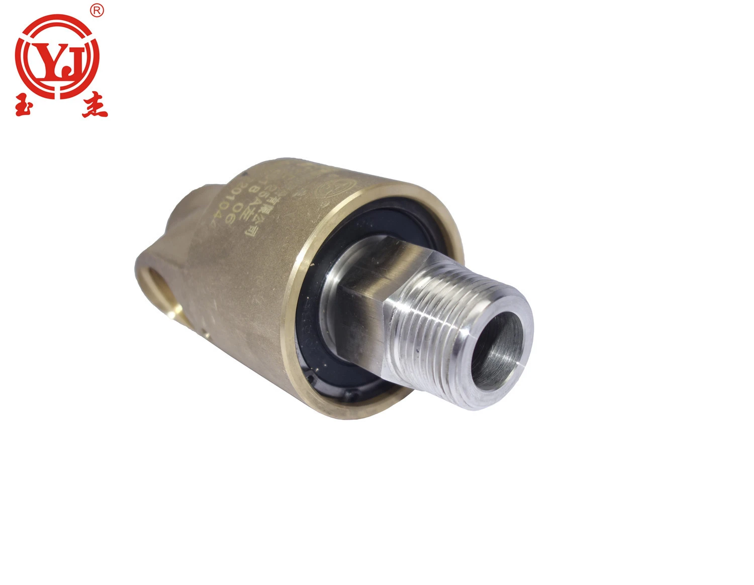 BSP NPT thread brass pipe cooling rotary joint water rotating